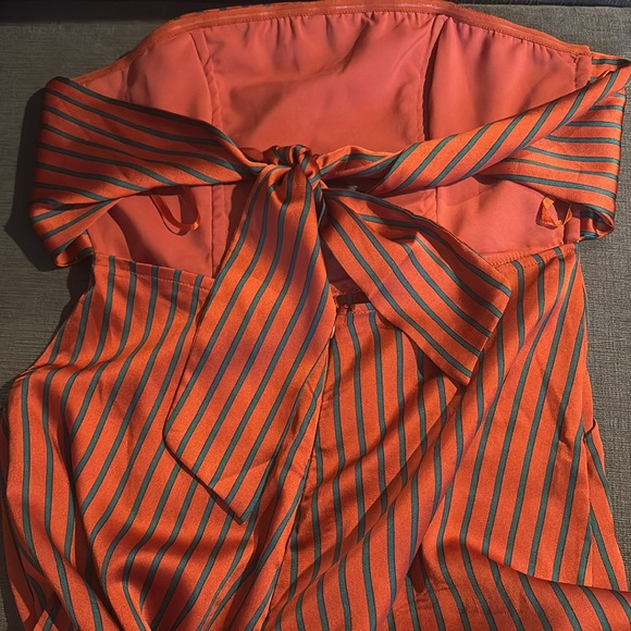 retro pin up strapless tie back romper nautical piratecore christmas colours - Picture 5 of 6